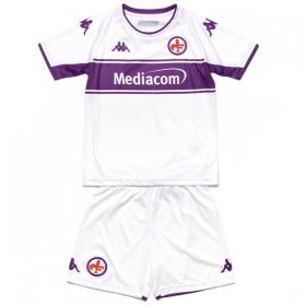 Koszulka ACF Fiorentina Dziecięcy Wyjazdowe Stroje Piłkarskie 2021/22 Krótki Rękaw